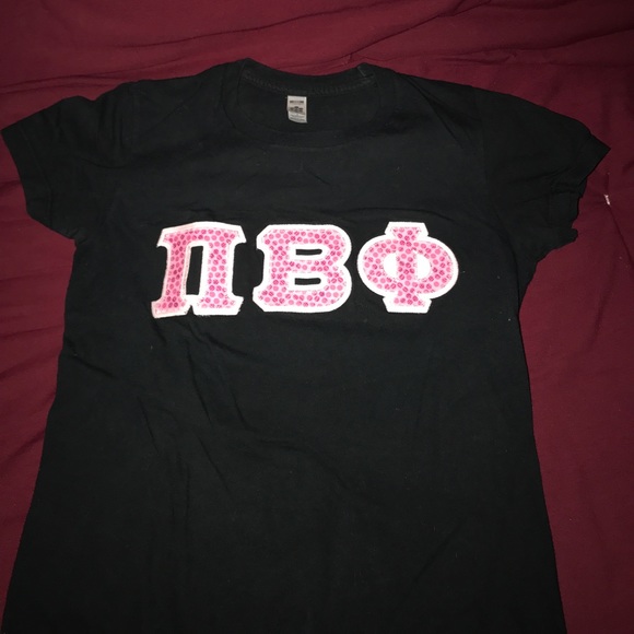 STITCHED pi phi women’s fitted tee - Picture 4 of 4
